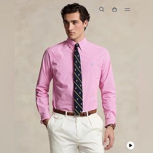 Ralph Lauren Gingham Dress Shirt
